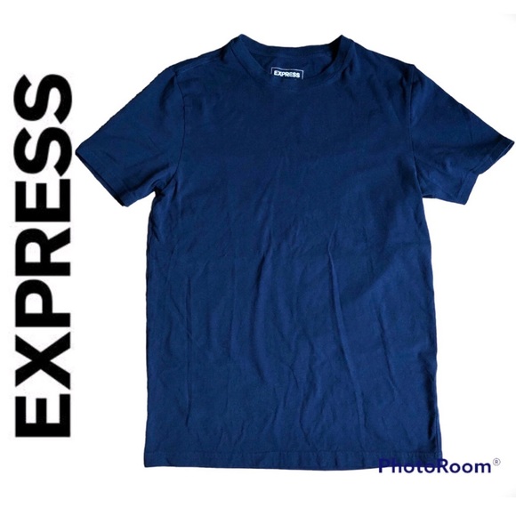 Express Shirts Express Slim Fit Supersoft Tee Shirt Short Sleeve